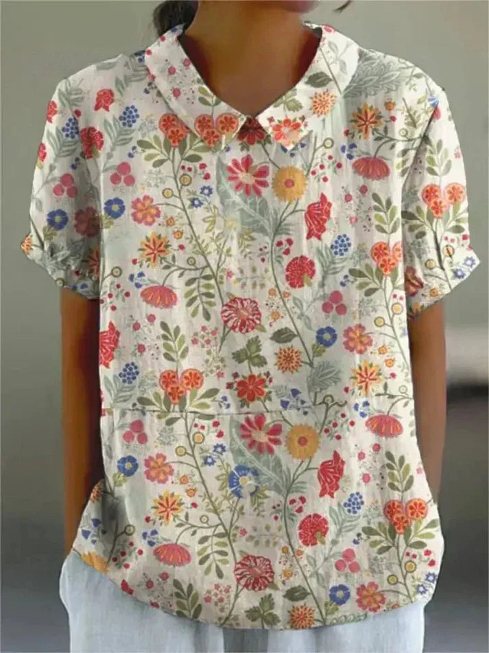 Iviah | Feminine Floral Blouse