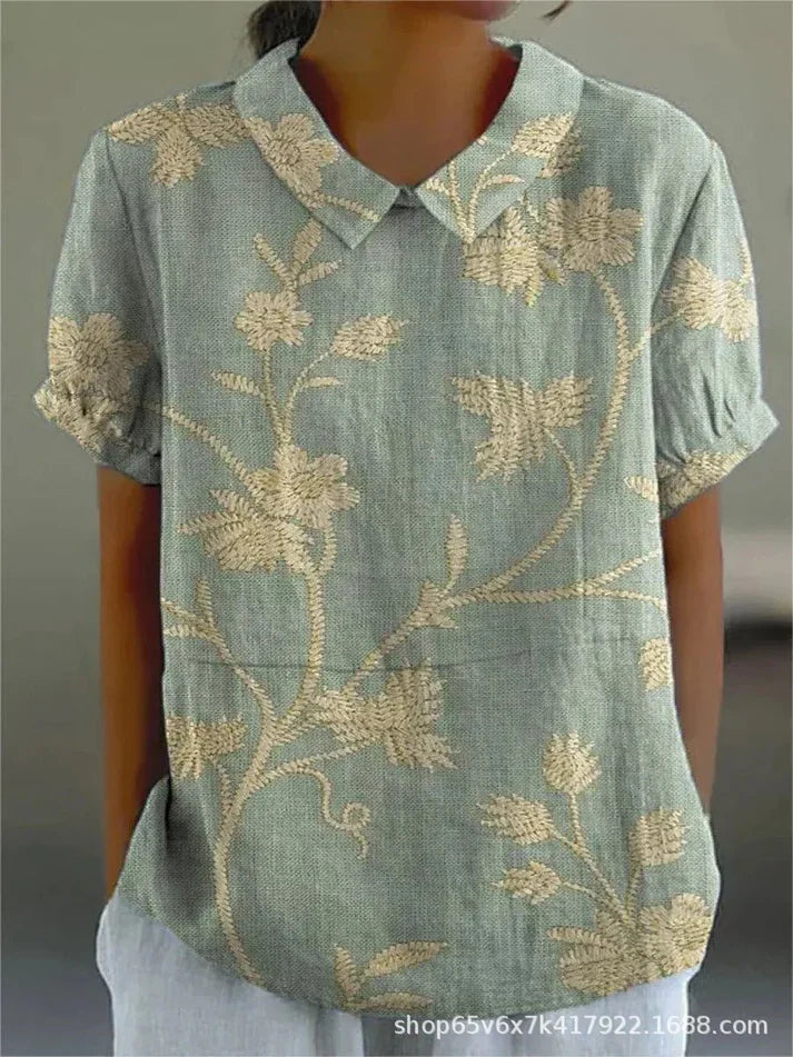 Iviah | Feminine Floral Blouse