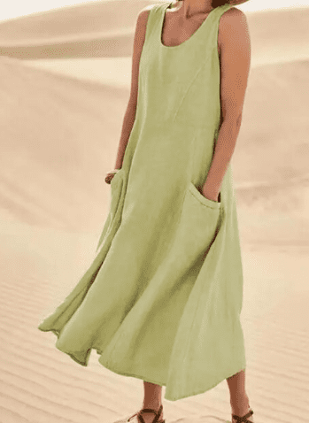Alana | Sleeveless Midi Dress