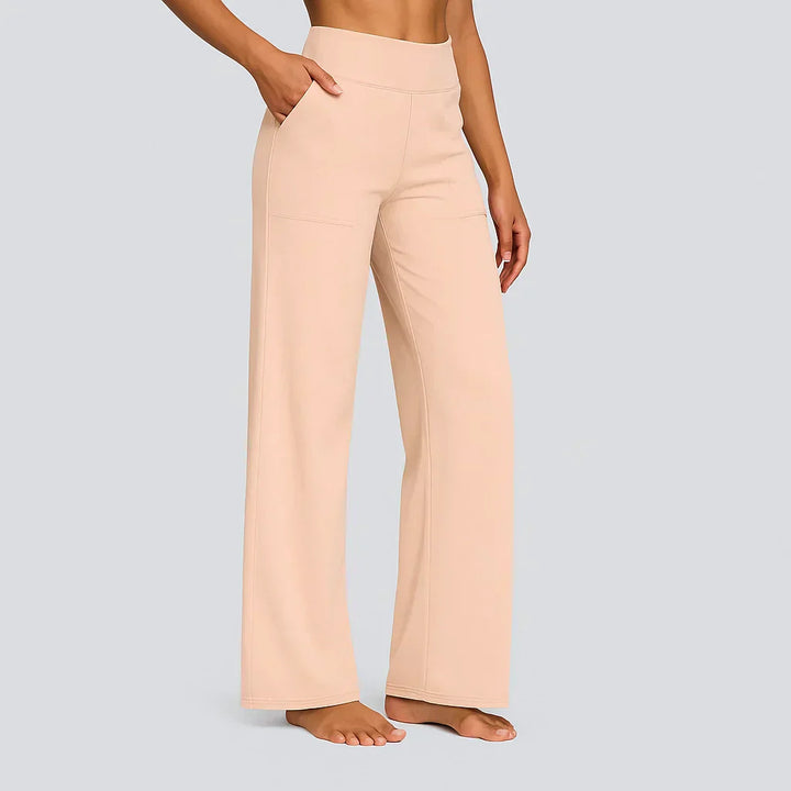 Renata | Minimalist Elastic-Waist Straight Pants