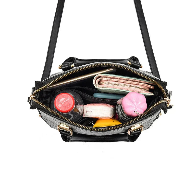 Winona | Luxury Crocodile-Embossed Bag