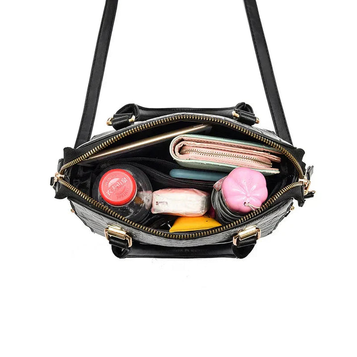 Winona | Luxury Crocodile-Embossed Bag