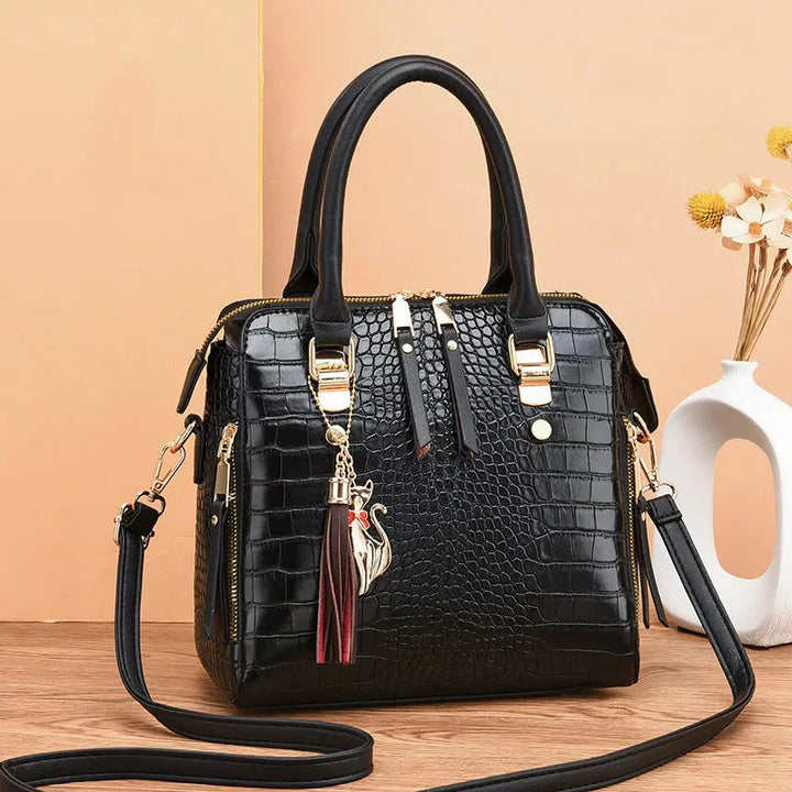 Winona | Luxury Crocodile-Embossed Bag