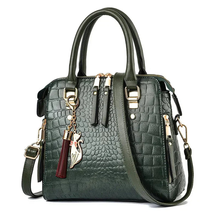 Winona | Luxury Crocodile-Embossed Bag