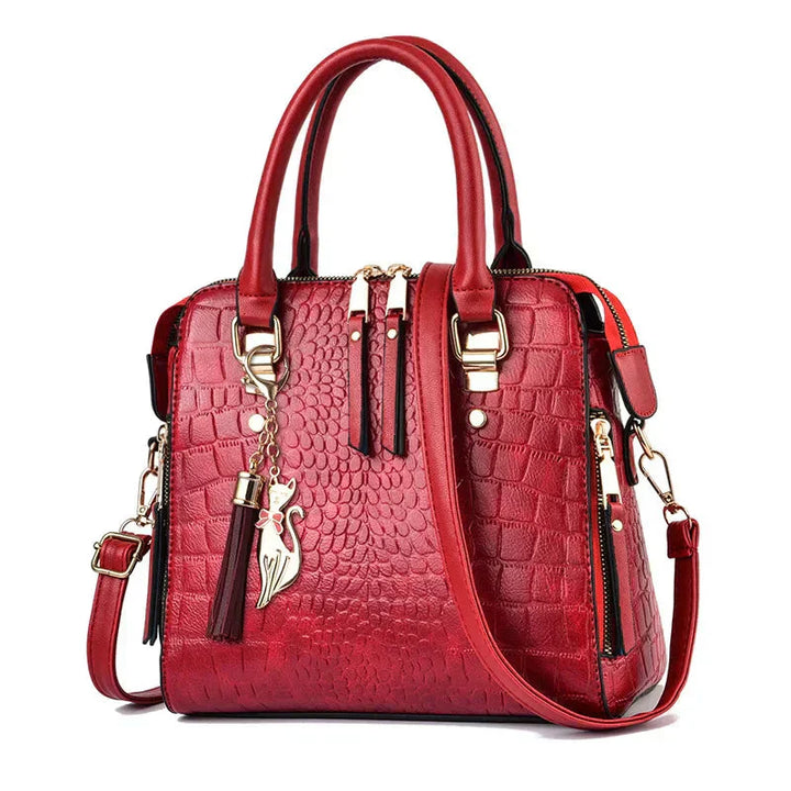 Winona | Luxury Crocodile-Embossed Bag