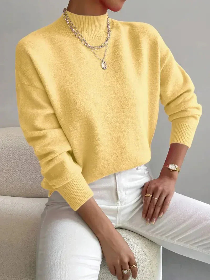 Yvonne | Cozy Elegant High-Neck Sweater