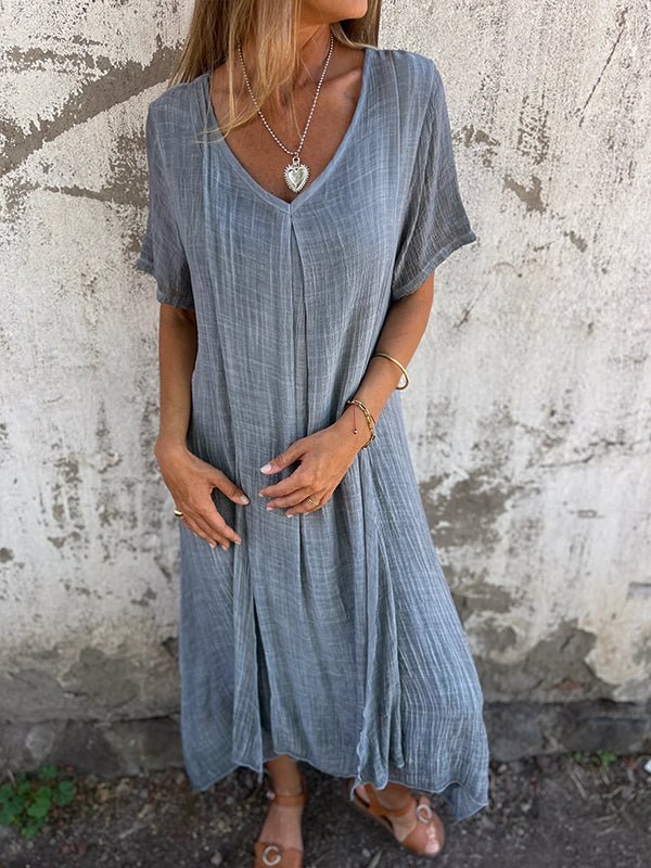 Kathleen | V-Neck Midi Dress