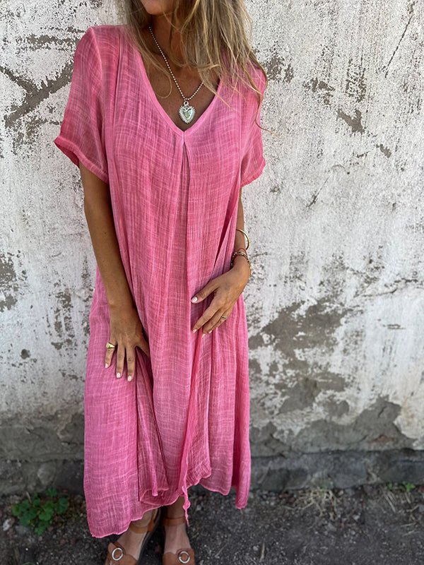 Kathleen | V-Neck Midi Dress