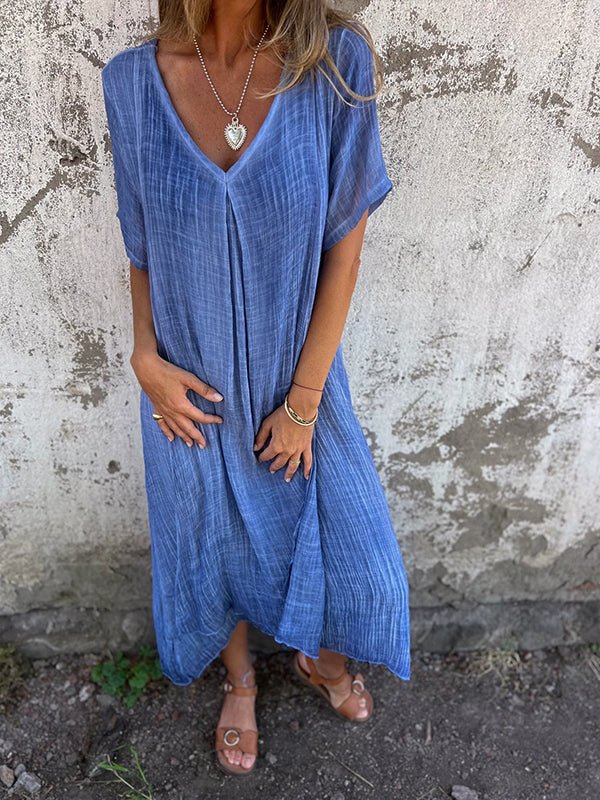 Kathleen | V-Neck Midi Dress