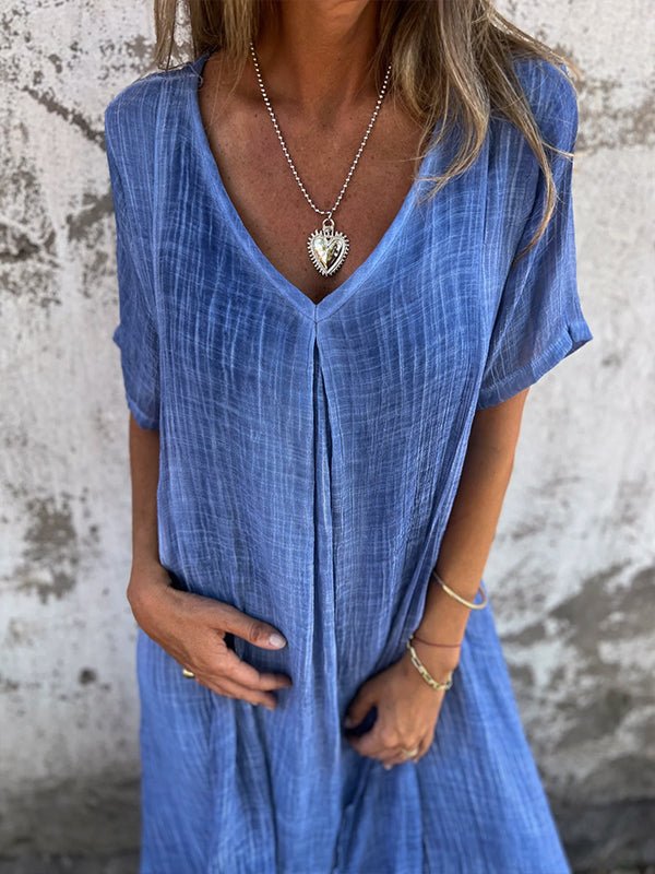 Kathleen | V-Neck Midi Dress