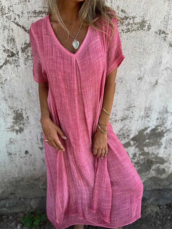 Kathleen | V-Neck Midi Dress