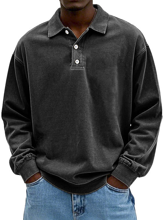 Brandon | Men's Casual Long Sleeve Polo