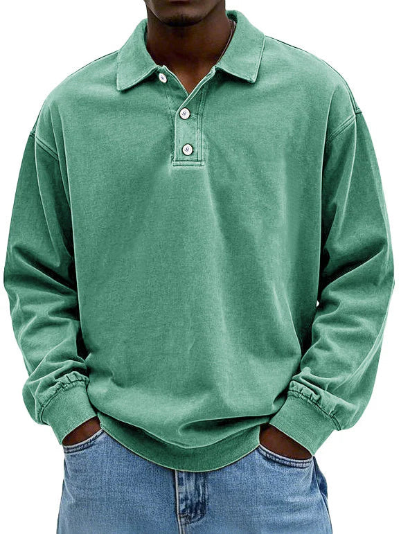 Brandon | Men's Casual Long Sleeve Polo