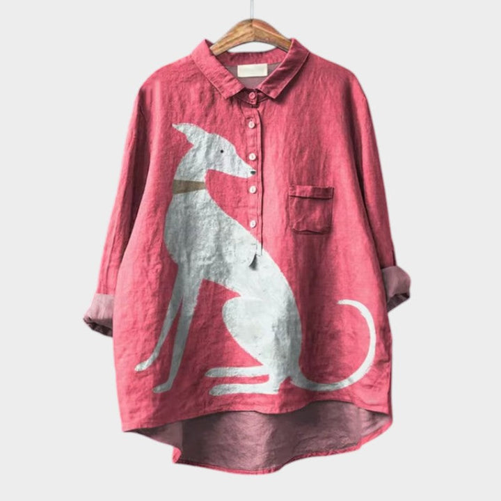 Xyrelle | Oversized Printed Shirt