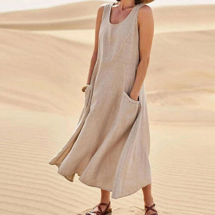 Alana | Sleeveless Midi Dress
