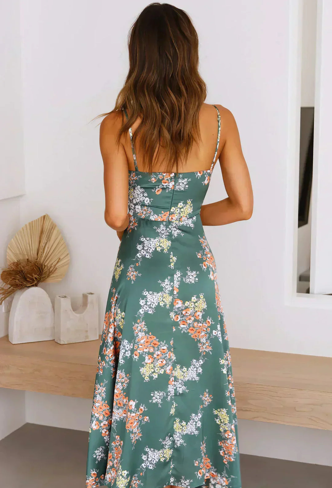 Mona | V-Neck Tie-Up Dress