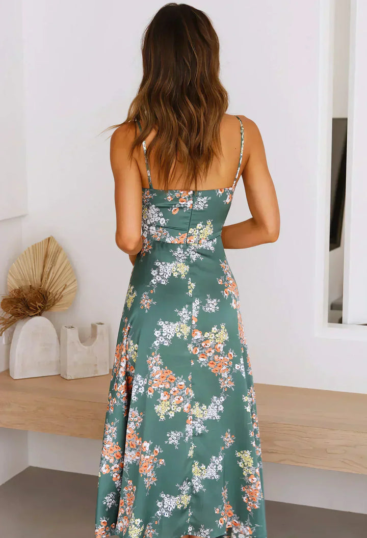 Mona | V-Neck Tie-Up Dress