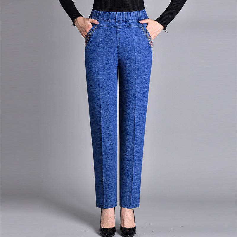Karina | Elegant High-Waist Stretch Jeans