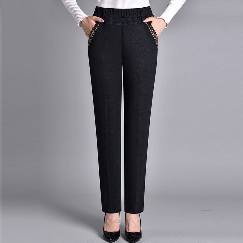 Karina | Elegant High-Waist Stretch Jeans