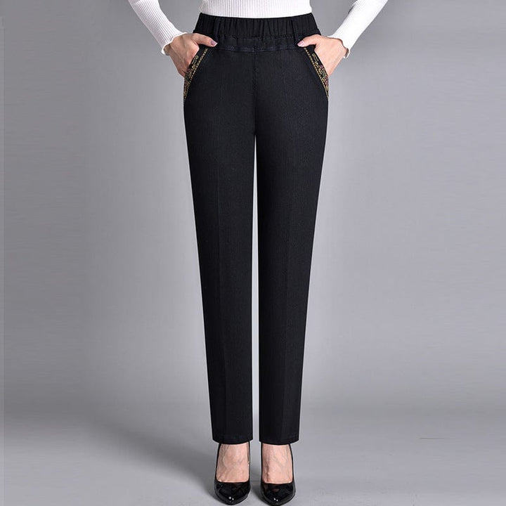 Karina | Elegant High-Waist Stretch Jeans