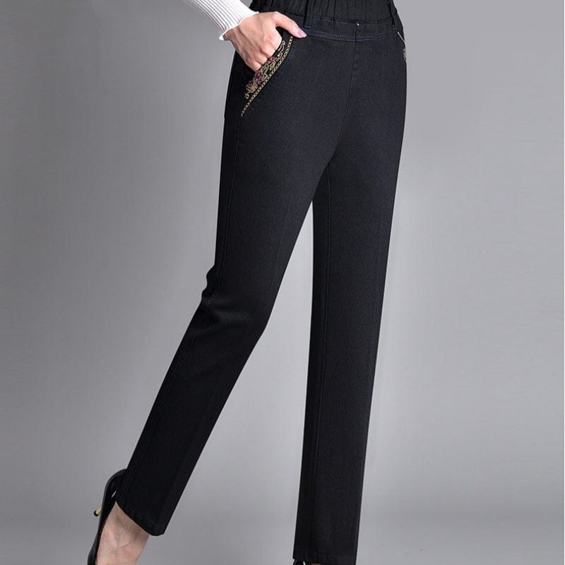 Karina | Elegant High-Waist Stretch Jeans