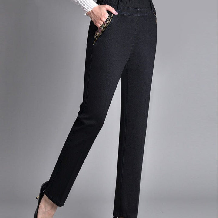 Karina | Elegant High-Waist Stretch Jeans
