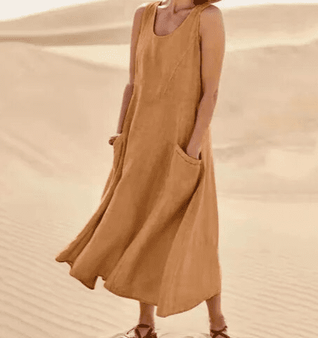 Alana | Sleeveless Midi Dress