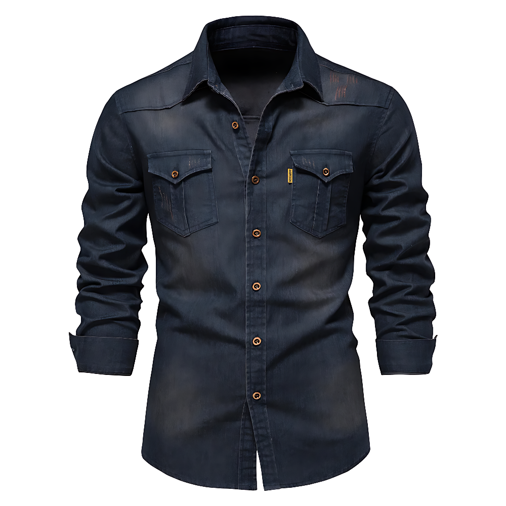 Jim | Classic Denim Structured Shirt