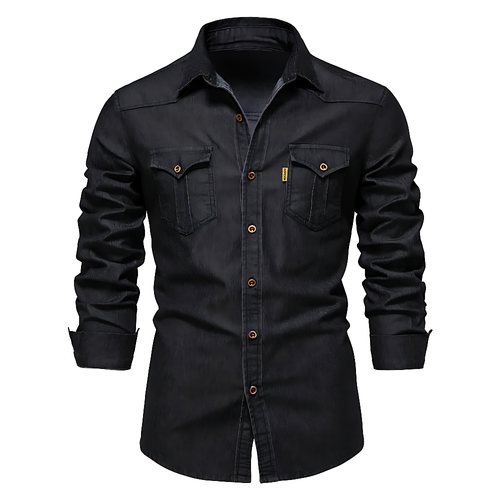 Jim | Classic Denim Structured Shirt