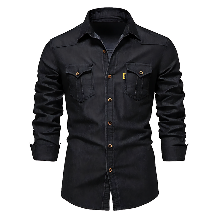 Jim | Classic Denim Structured Shirt
