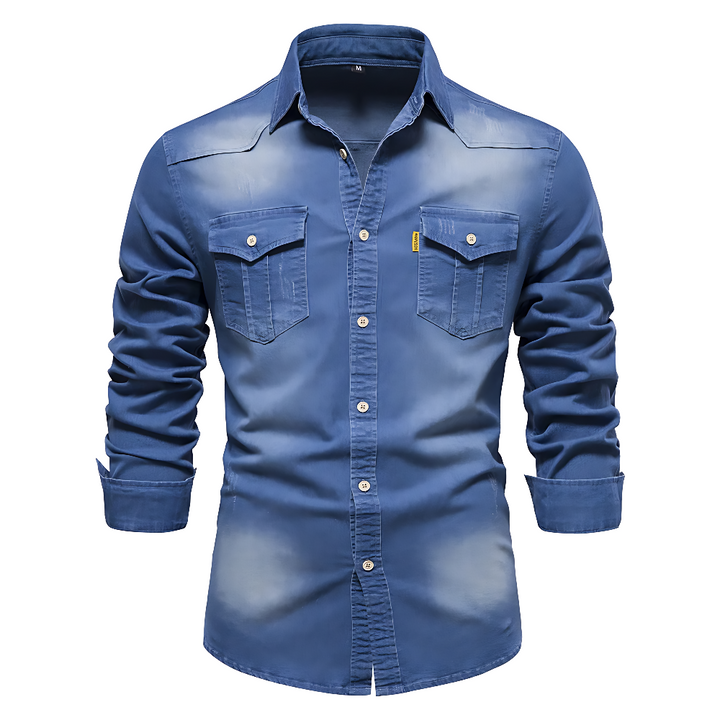 Jim | Classic Denim Structured Shirt