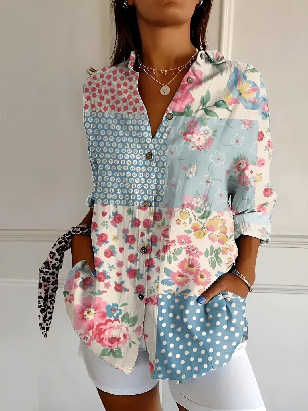 Karen | Casual Printed Blouse
