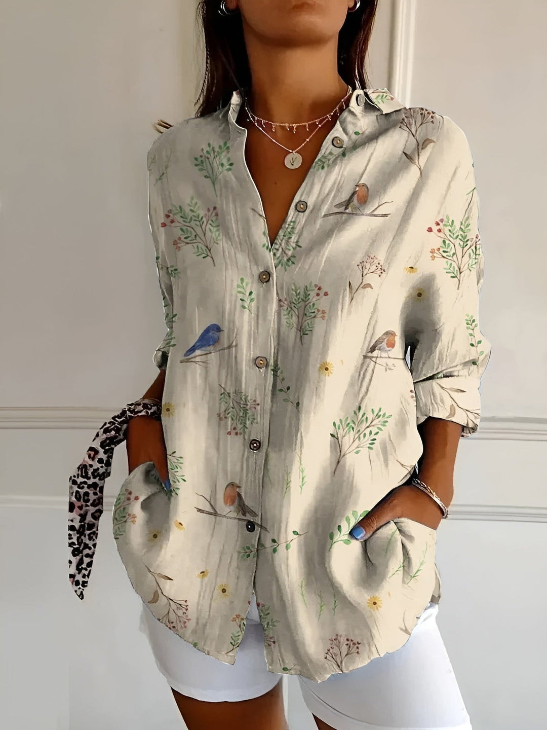 Karen | Casual Printed Blouse