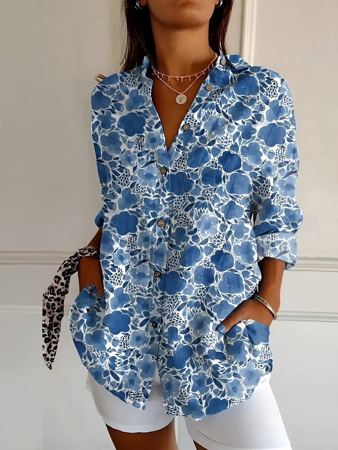 Karen | Casual Printed Blouse