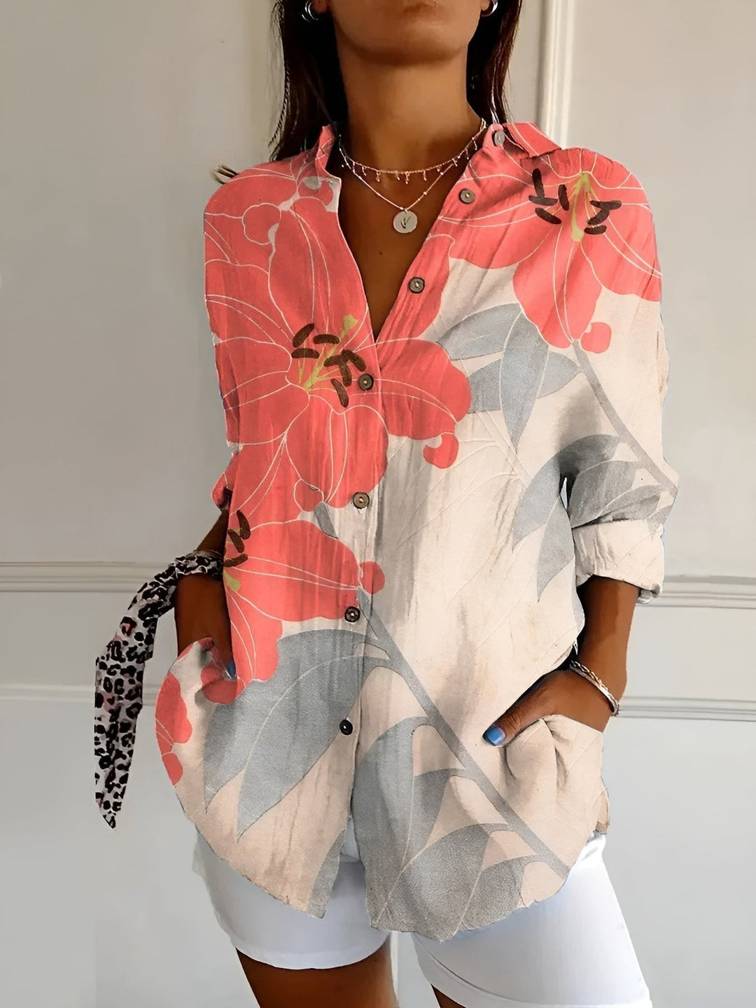 Karen | Casual Printed Blouse