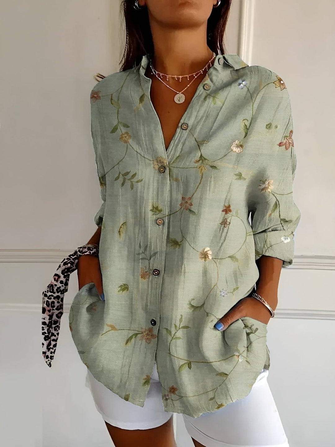 Karen | Casual Printed Blouse