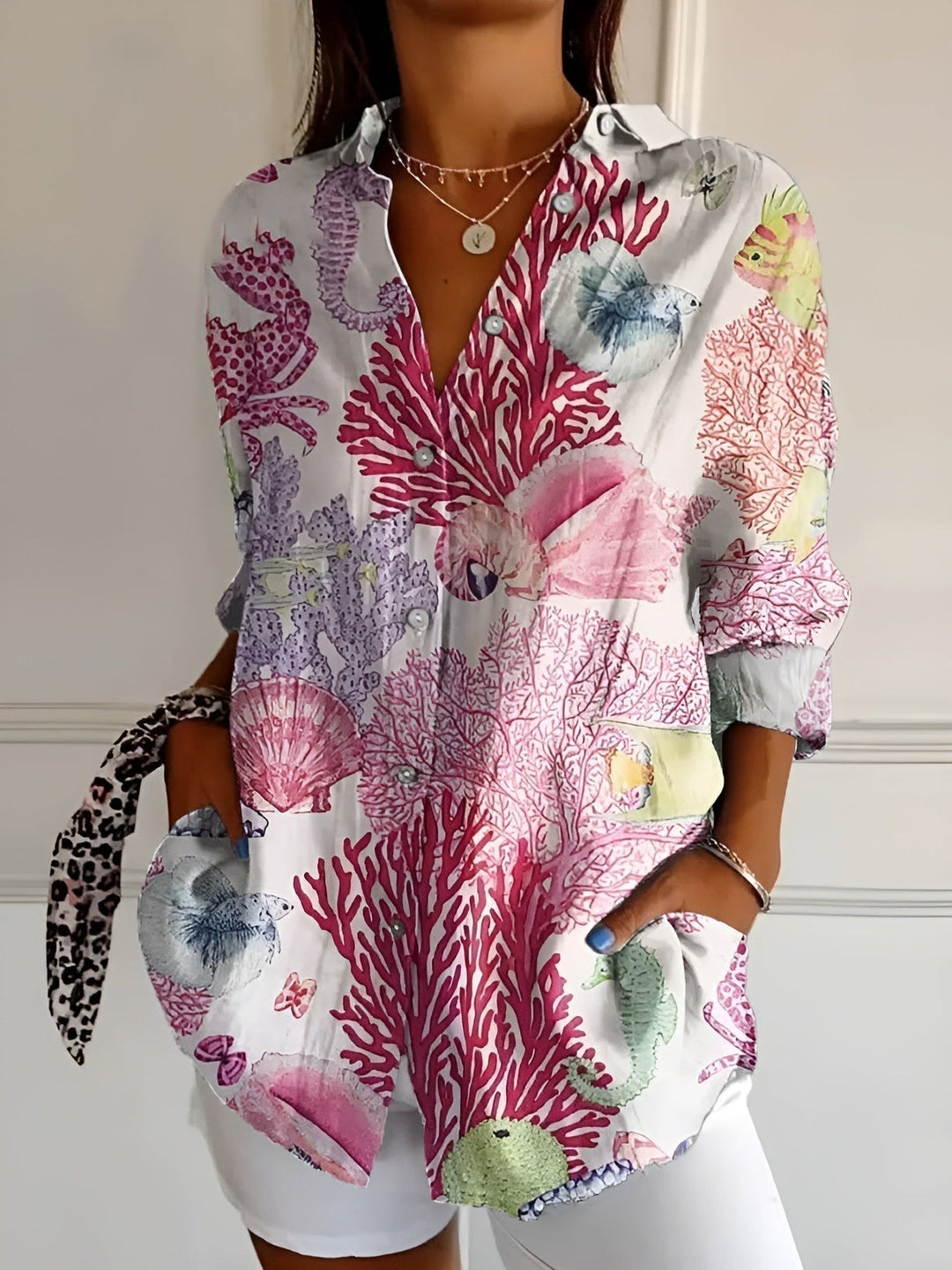 Karen | Casual Printed Blouse