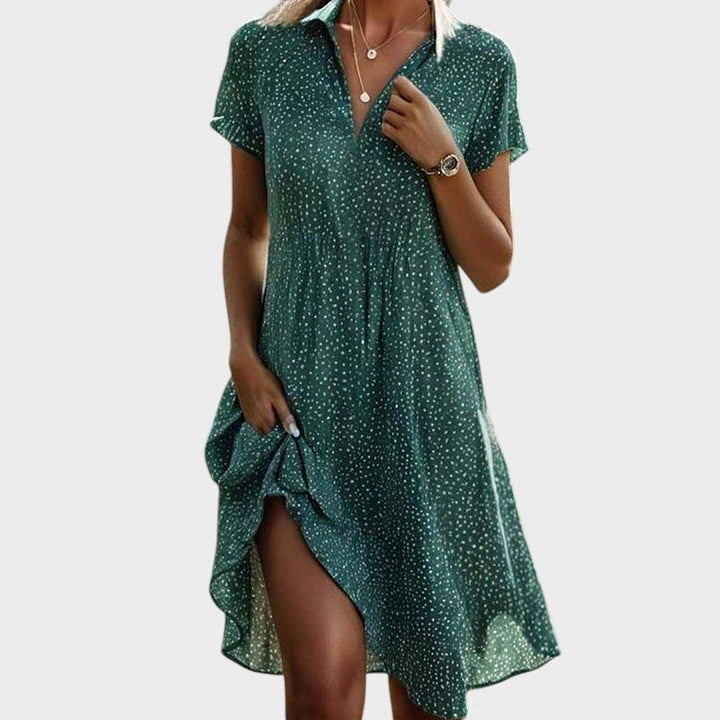 Mae | Polka Dot Midi Dress