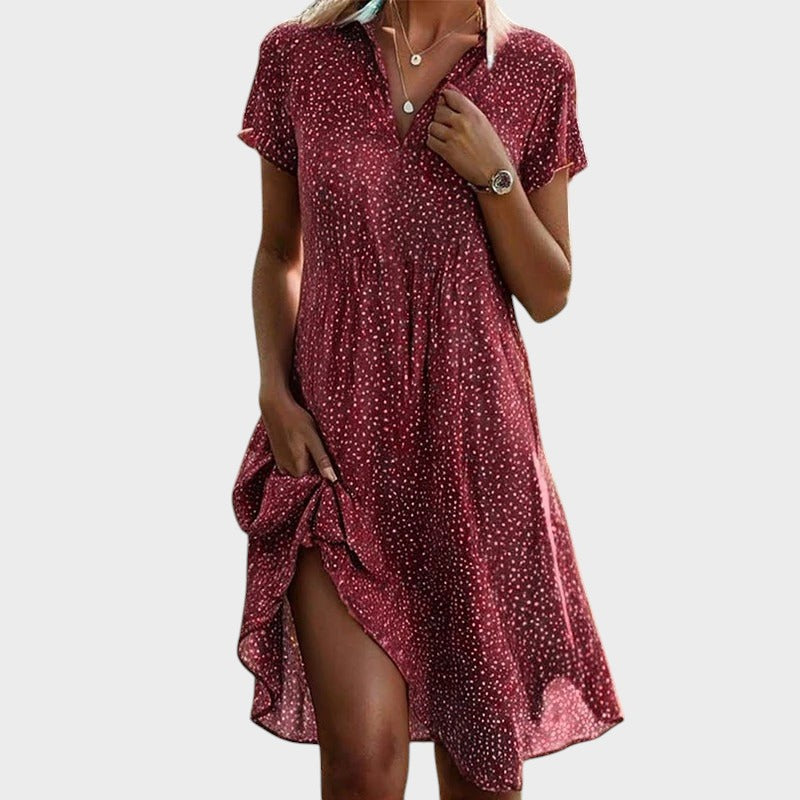 Mae | Polka Dot Midi Dress