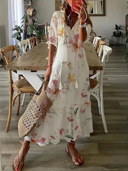 Hannah | Boho Tummy Coverage Dress