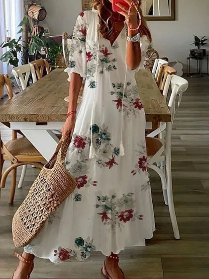 Hannah | Boho Tummy Coverage Dress