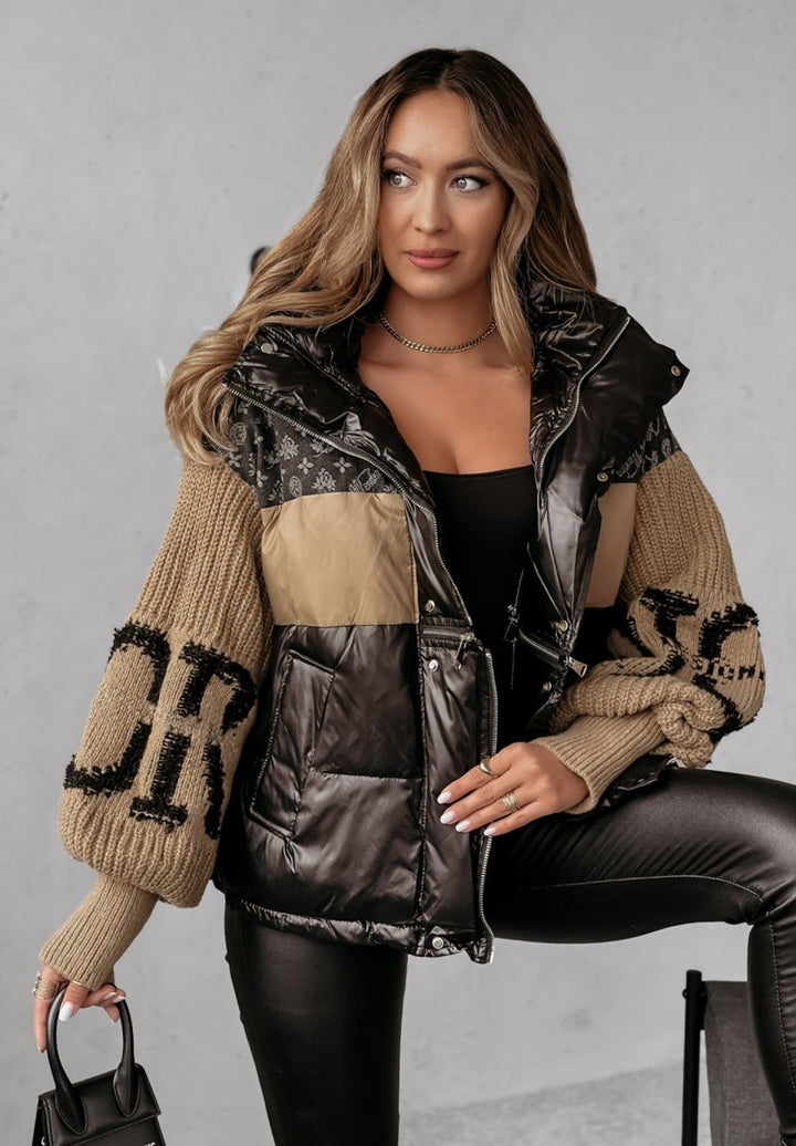 Ilyana | Modern Oversized Texture Puffer Coat