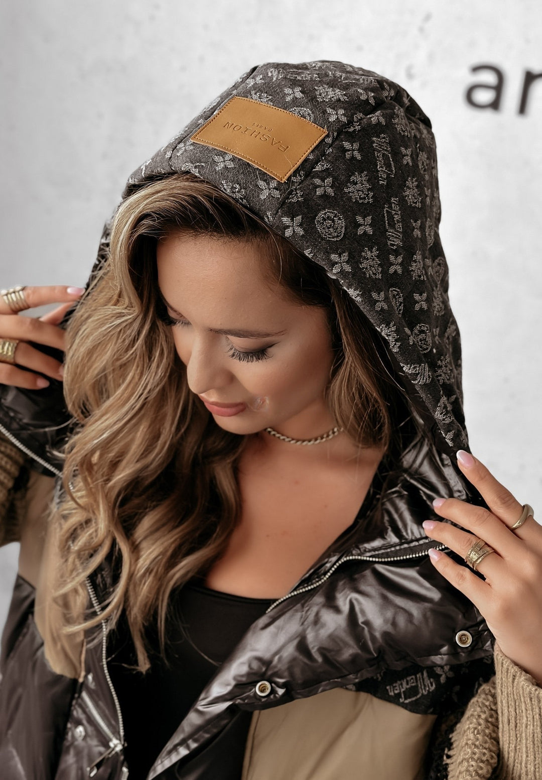 Ilyana | Modern Oversized Texture Puffer Coat