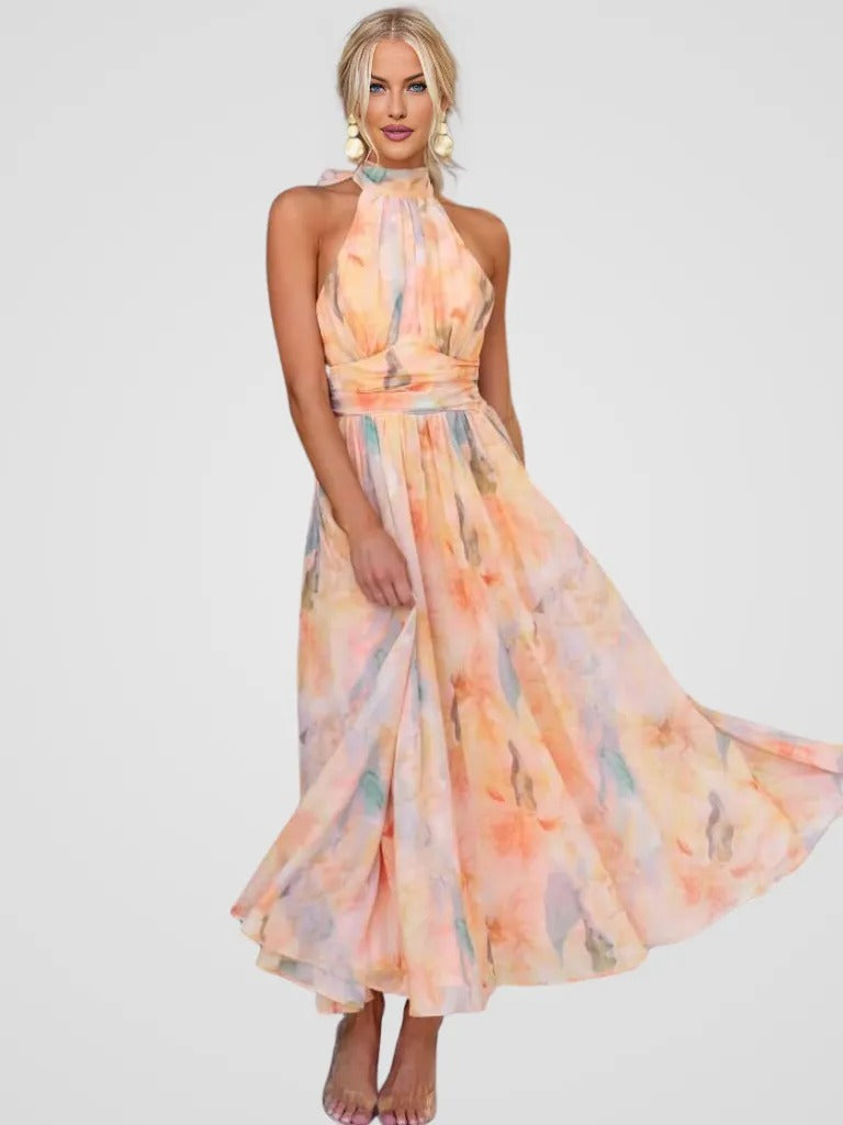 Peachi | Summer Halter Dress