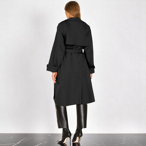 Thalassa | Elegant Double-Breasted Trench Coat